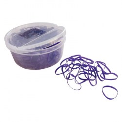 Резинки для гривы силиконовые (коробка), арт.306777-015. Цвет фиолетовый.