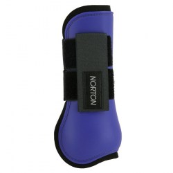 Ногавки «Norton» передние пластиковые, арт.530703-015. Цвет: фиолетовый, черный неопрен. 